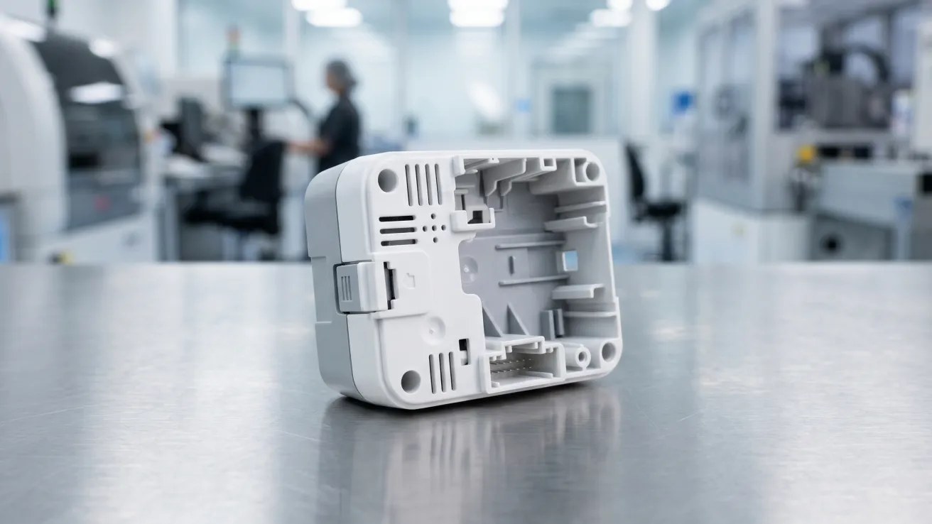 Bauteile für Diagnostikgeräte – präzisionsgefertigtes Kunststoffbauteil für medizinische Diagnostik
